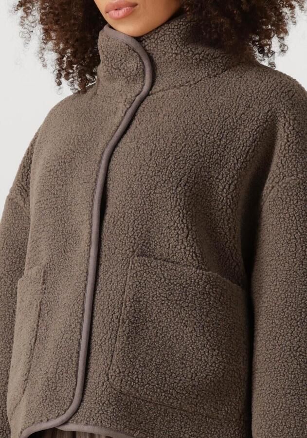 KNIT-TED Dames Jassen Jill Bruin - Foto 2