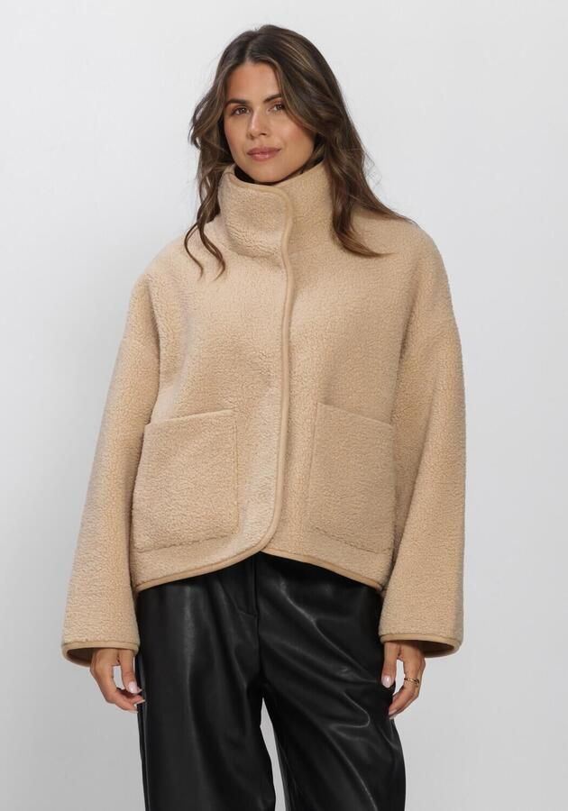 KNIT-TED Dames Jassen Jill Jacket Beige