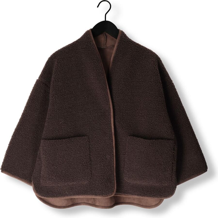 KNIT-TED Dames Jassen Joko Bruin