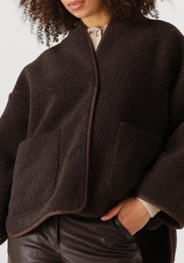 KNIT-TED Dames Jassen Joko Bruin - Foto 3