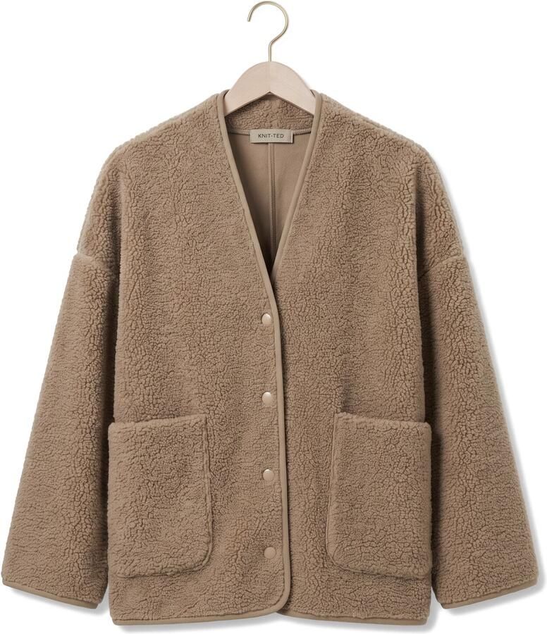 KNIT-TED Dames Jassen Joko Jacket Camel - Foto 2