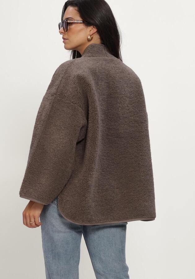 KNIT-TED Dames Jassen Joko Jacket Taupe - Foto 4