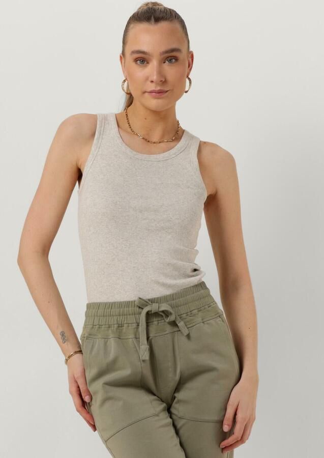 KNIT-TED Dames Tops & T-shirts Ella Lichtgrijs