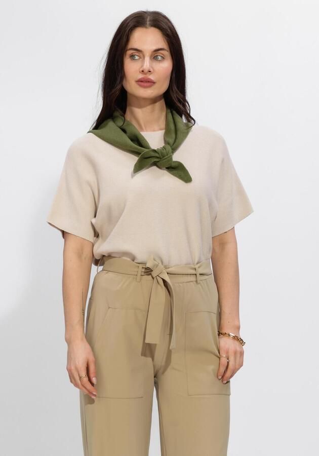 KNIT-TED Dames Tops & T-shirts Eva Beige
