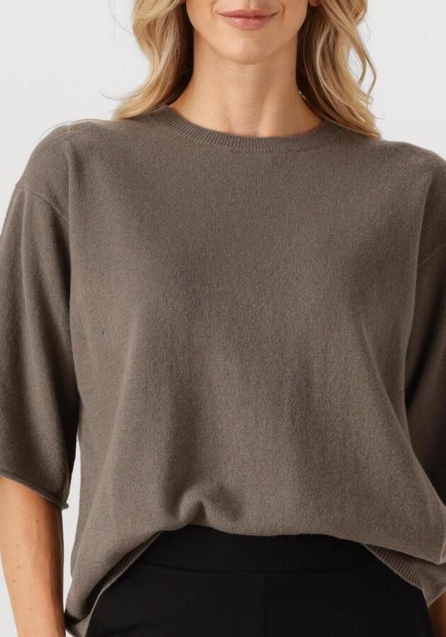 KNIT-TED Dames Tops & T-shirts Mer Taupe - Foto 3