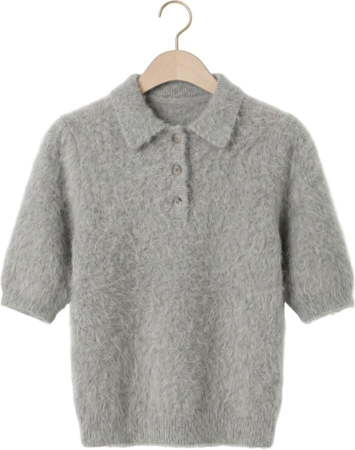 KNIT-TED Dames Truien & Vesten Sherman Top Lichtgrijs - Foto 2