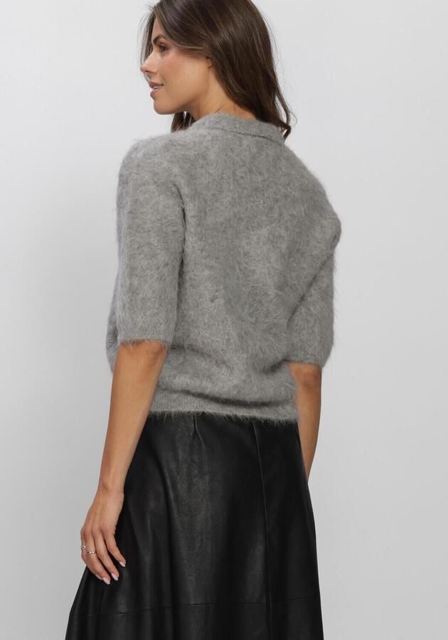 KNIT-TED Dames Truien & Vesten Sherman Top Lichtgrijs - Foto 3