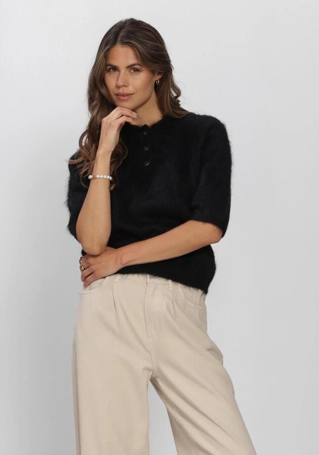KNIT-TED Dames Truien & Vesten Sherman Top Zwart