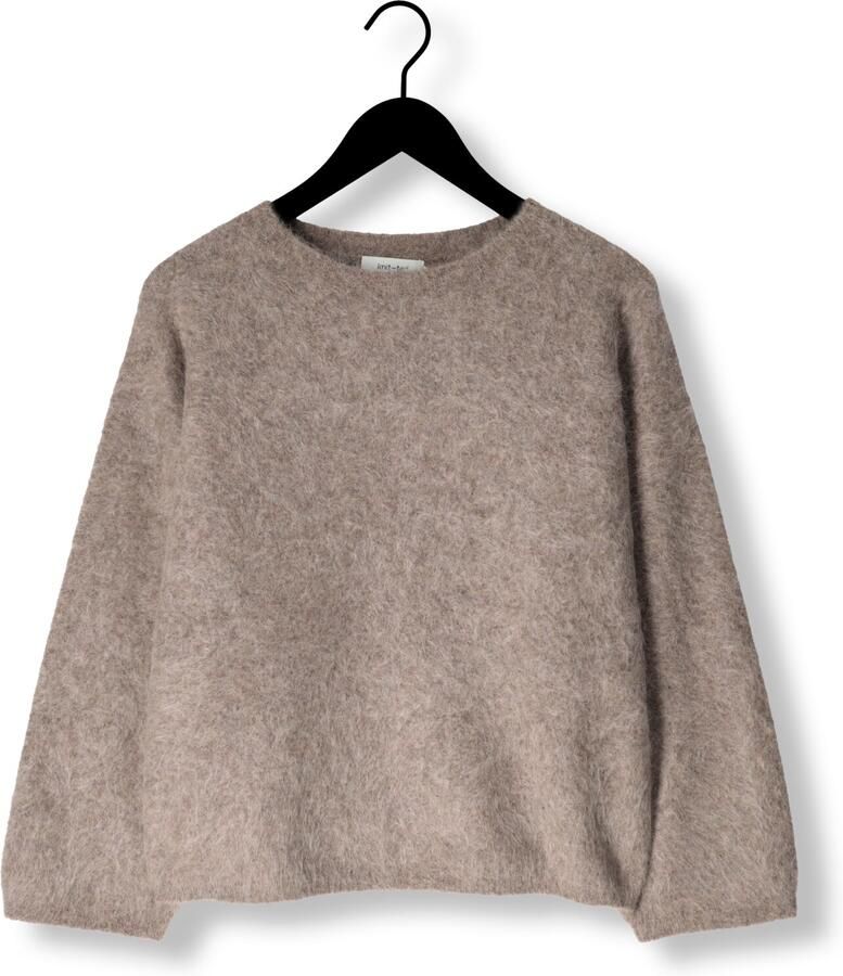 KNIT-TED Dames Truien & Vesten Amalia Taupe