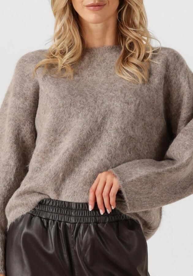 KNIT-TED Dames Truien & Vesten Amalia Taupe - Foto 2