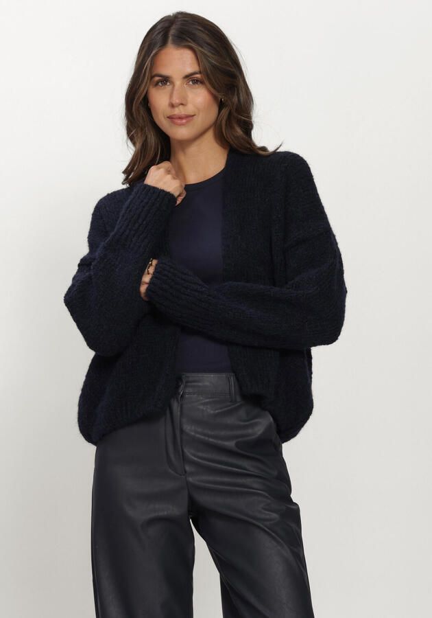 KNIT-TED Dames Truien & Vesten Becky Cardigan Donkerblauw
