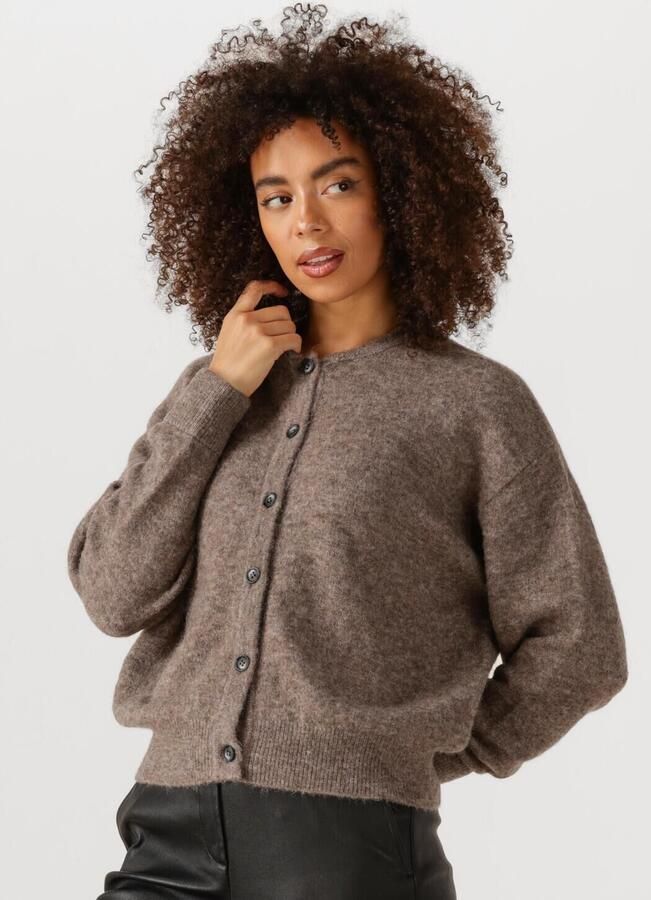 KNIT-TED Dames Truien & Vesten Britney Taupe - Foto 4