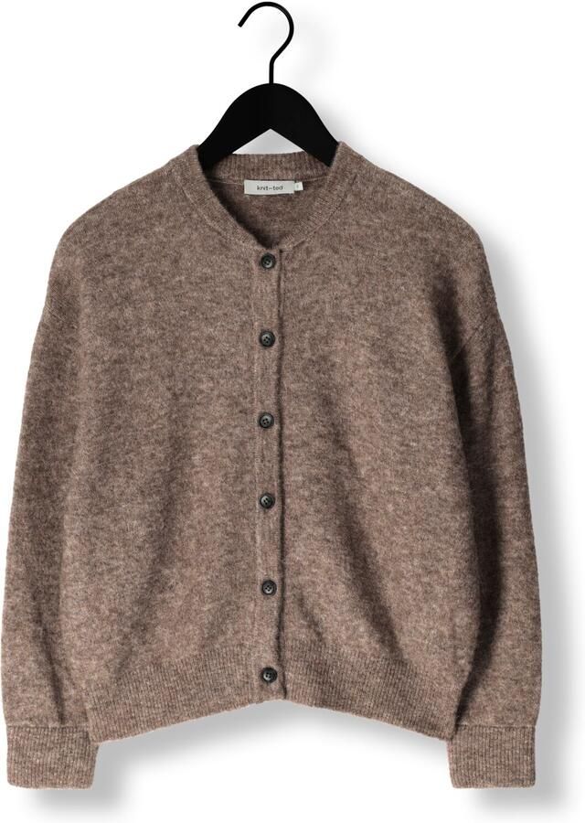 KNIT-TED Dames Truien & Vesten Britney Taupe