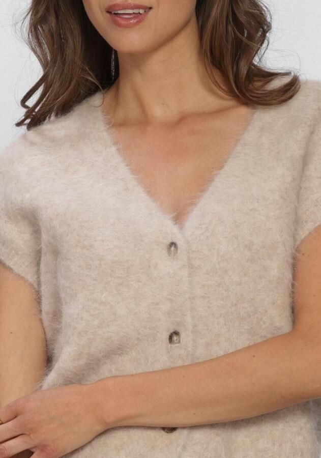 KNIT-TED Dames Truien & Vesten Constanze Cardigan Beige - Foto 3