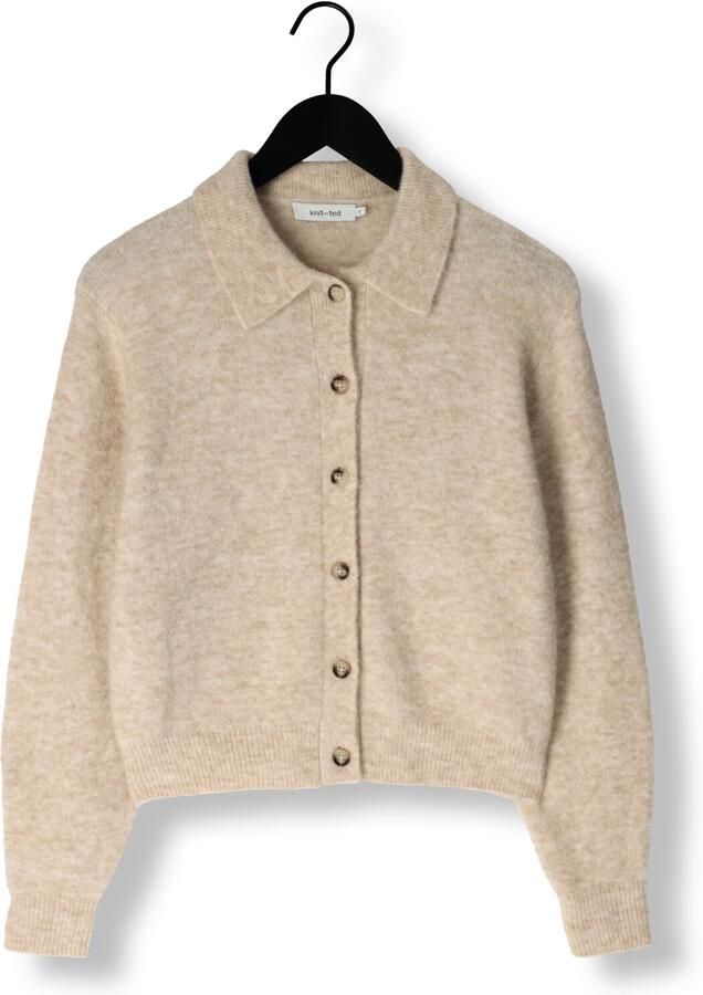 KNIT-TED Dames Truien & Vesten Danny Beige