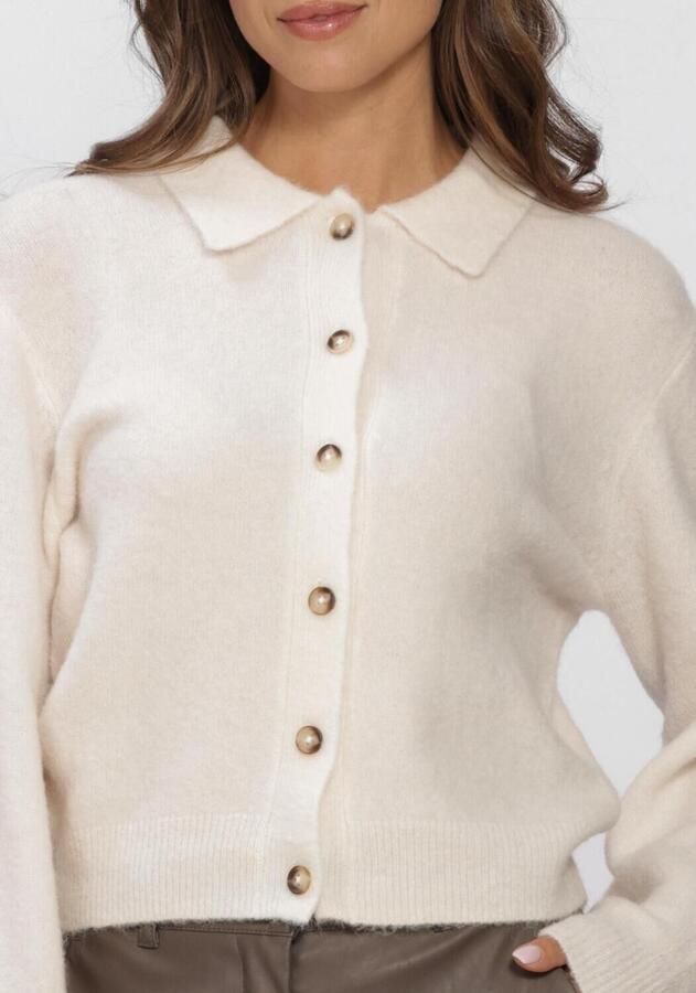 KNIT-TED Dames Truien & Vesten Danny Cardigan Ecru - Foto 2