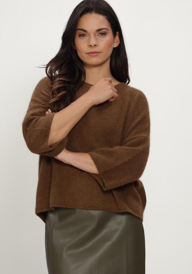 KNIT-TED Dames Truien & Vesten Hans Top Bruin - Foto 4