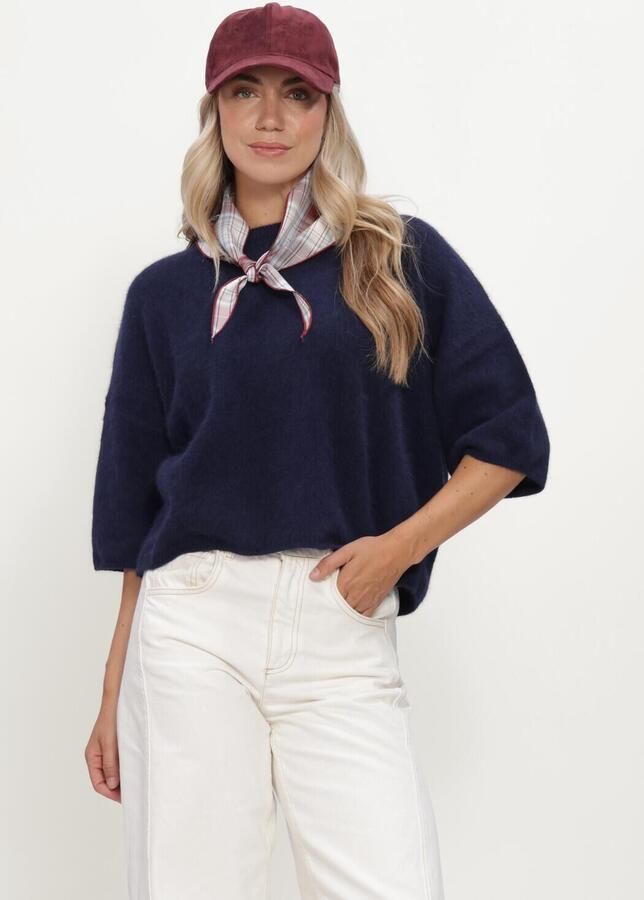 KNIT-TED Dames Truien & Vesten Hans Top Donkerblauw