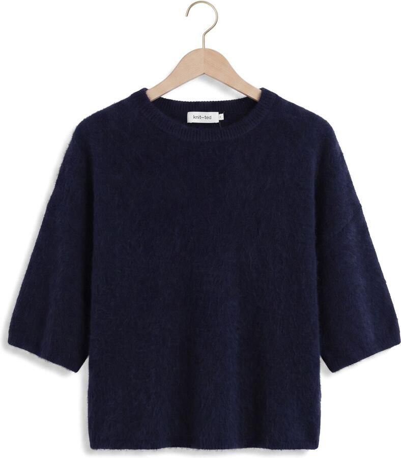 KNIT-TED Dames Truien & Vesten Hans Top Donkerblauw - Foto 2