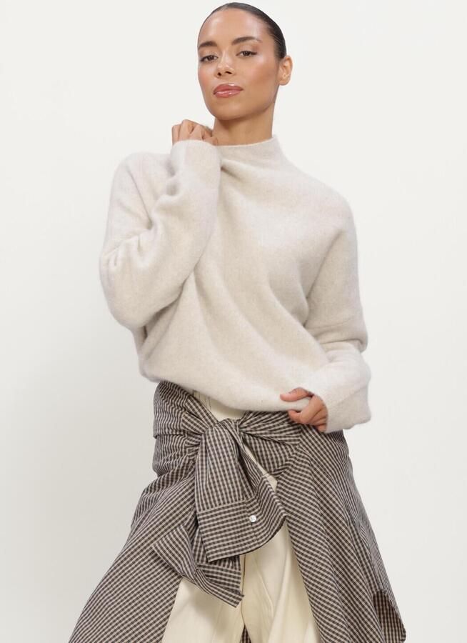 KNIT-TED Dames Truien & Vesten Kim Pullover Beige