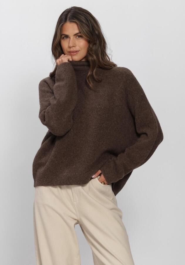 KNIT-TED Dames Truien & Vesten Kim Pullover Bruin