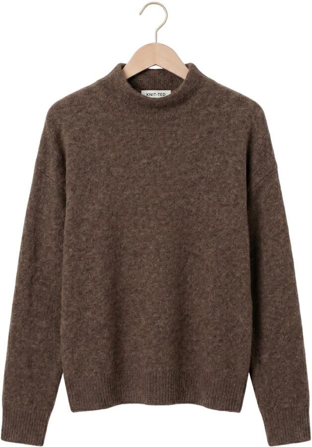 KNIT-TED Dames Truien & Vesten Kim Pullover Bruin - Foto 4