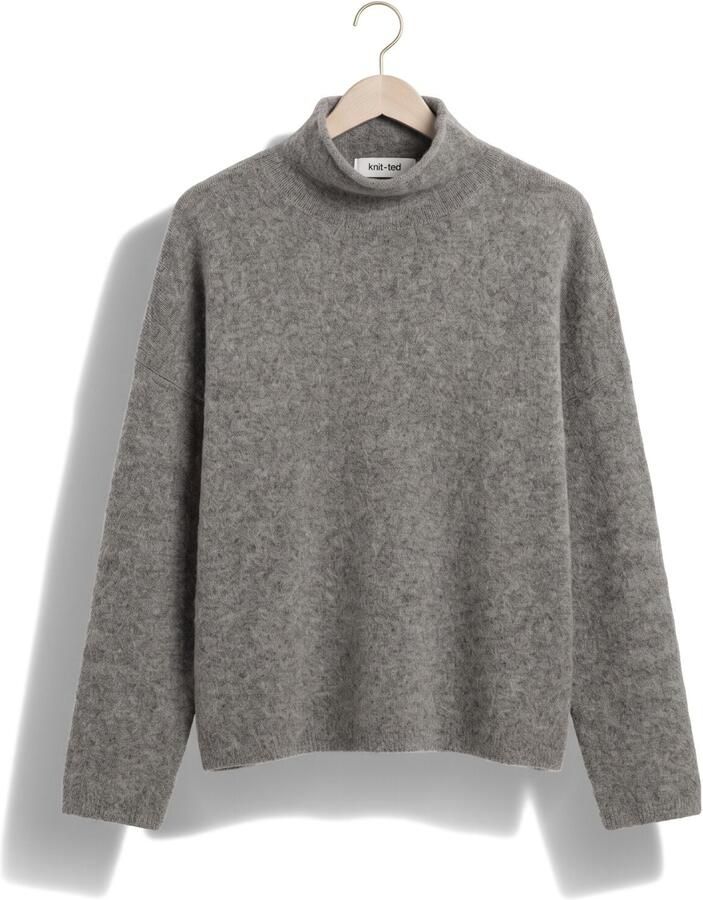 KNIT-TED Dames Truien & Vesten Kim Pullover Grijs - Foto 2