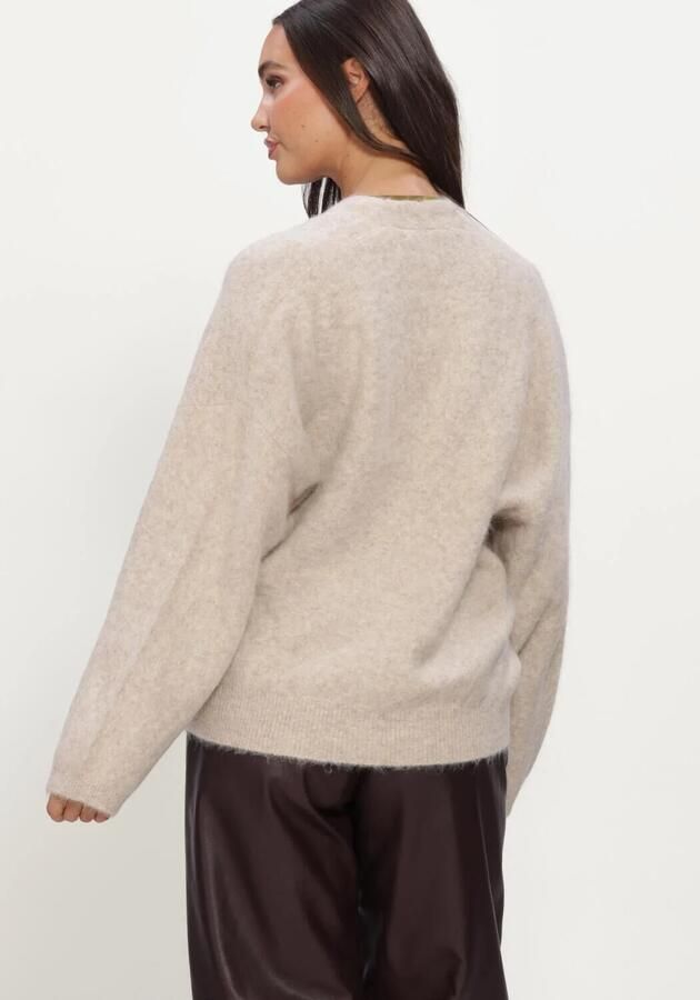 KNIT-TED Dames Truien & Vesten Maris Cardigan Beige - Foto 3