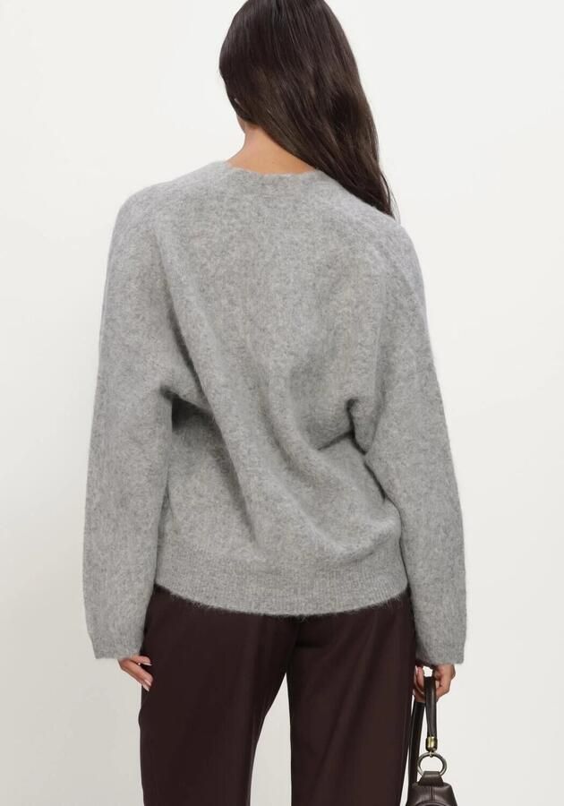 KNIT-TED Dames Truien & Vesten Maris Cardigan Lichtgrijs - Foto 3