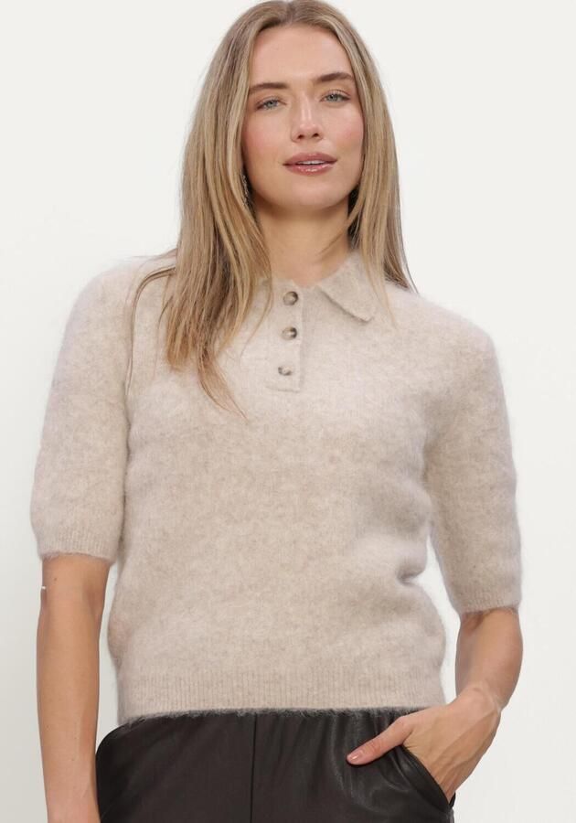 KNIT-TED Dames Truien & Vesten Sherman Top Beige - Foto 4