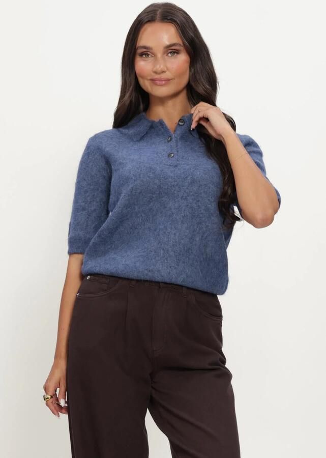 KNIT-TED Dames Truien & Vesten Sherman Top Blauw