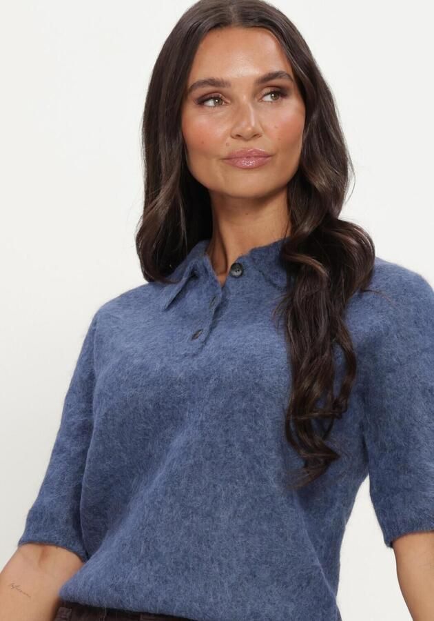 KNIT-TED Dames Truien & Vesten Sherman Top Blauw - Foto 4