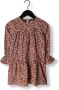 Koko Noko gebloemde jurk brique ecru Rood Meisjes Polyester Ronde hals 104 - Thumbnail 1
