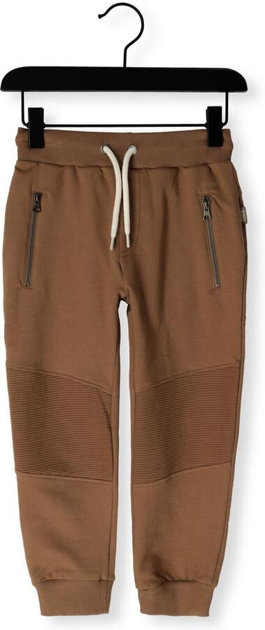 Koko Noko regular casual sweatpants bruin Broek Jongens Stretchkatoen Effen