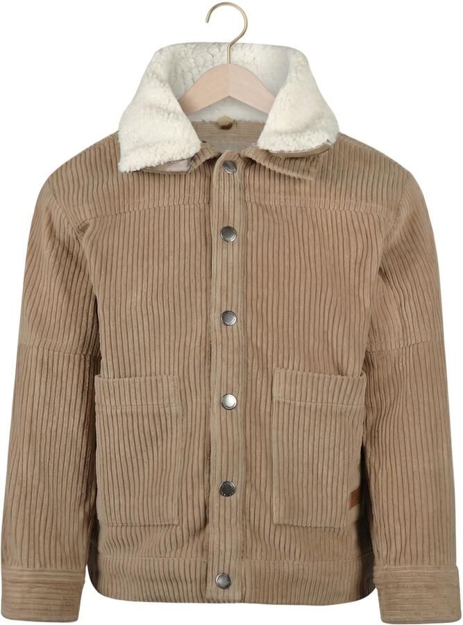Koko Noko katoenen tussenjas beige Effen
