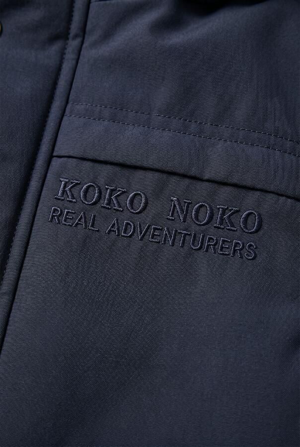 Koko Noko parka donkerblauw Jas Jongens Polyester Capuchon Effen - Foto 2