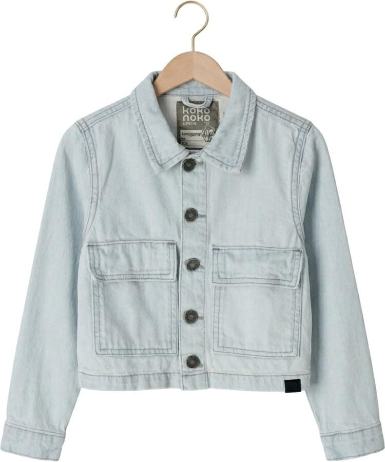 KOKO NOKO Meisjes Jassen N58993 Lichtblauw