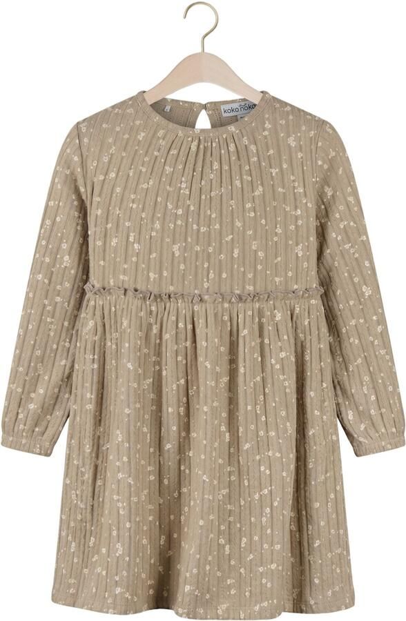 KOKO NOKO Meisjes Jurken M60922 Beige