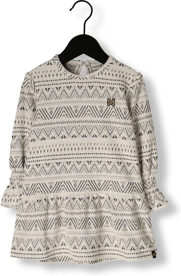 KOKO NOKO Meisjes Jurken O56943 Gebroken Wit - Foto 3