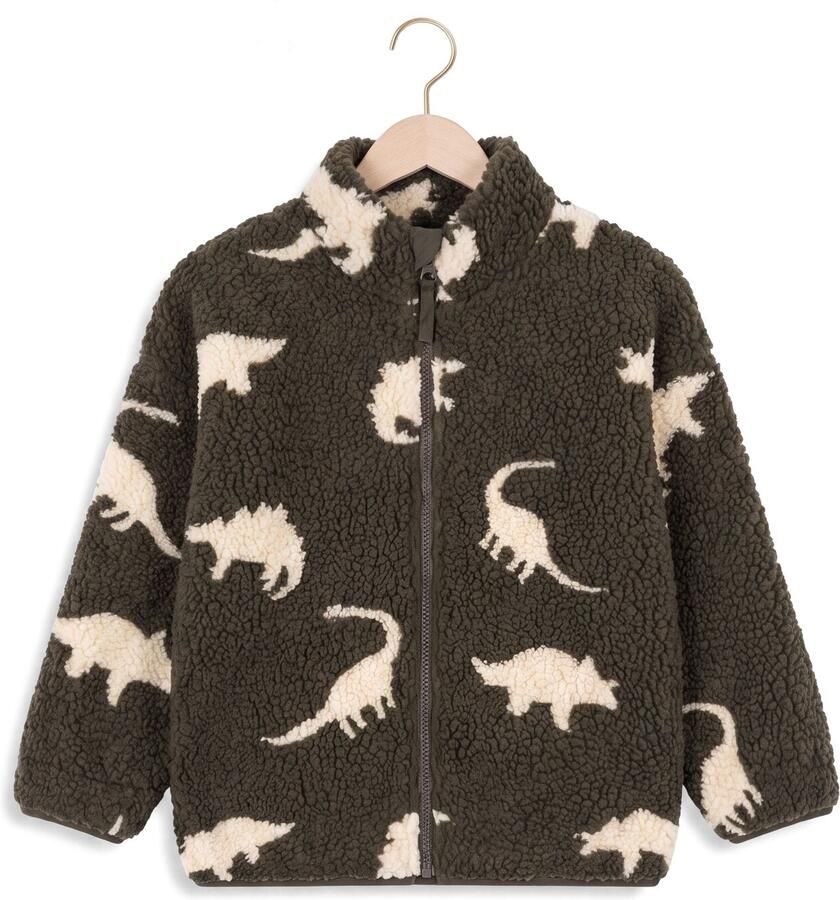 KONGES SLOJD Jongens Jassen Jody Teddy Jacket Grs Khaki