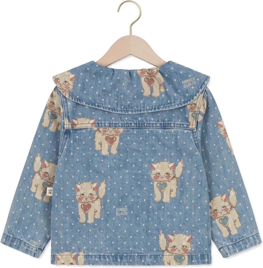 KONGES SLOJD Meisjes Blouses Magot Collar Jacket Lichtblauw - Foto 2