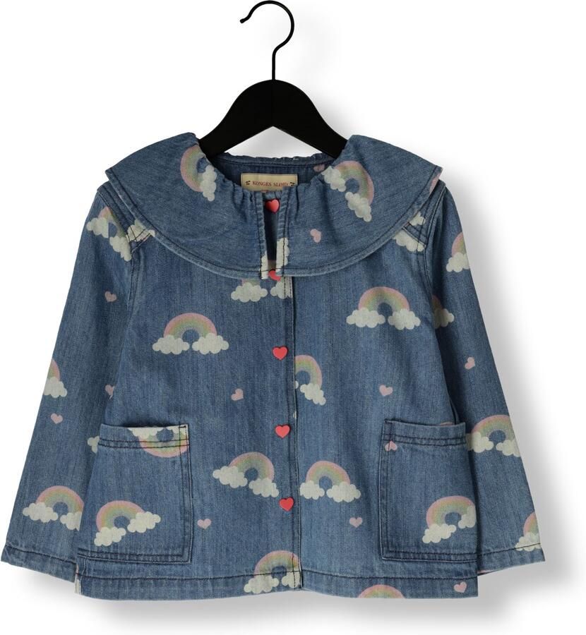 KONGES SLOJD Meisjes Blouses Magot Denim Shirt Gots Blauw - Foto 2