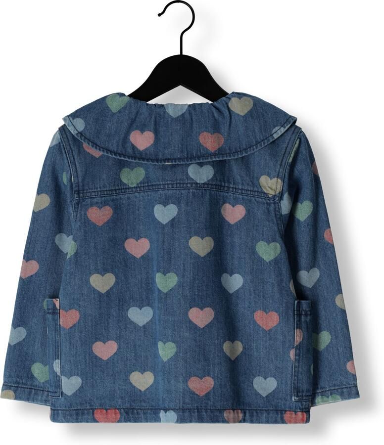 KONGES SLOJD Meisjes Blouses Magot Denim Shirt Gots Blauw