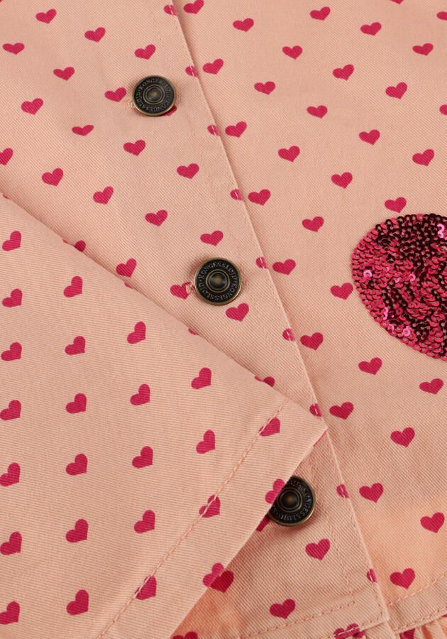 KONGES SLOJD Meisjes Blouses Nola Sequin Shirt Jacket Gots Lichtroze - Foto 2