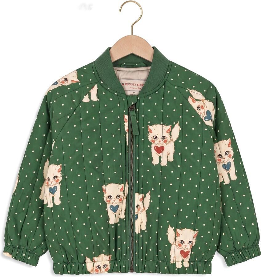 KONGES SLOJD Meisjes Jassen Juno Printed Bomber Jacket Groen