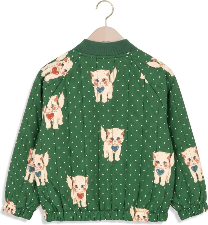 KONGES SLOJD Meisjes Jassen Juno Printed Bomber Jacket Groen - Foto 2