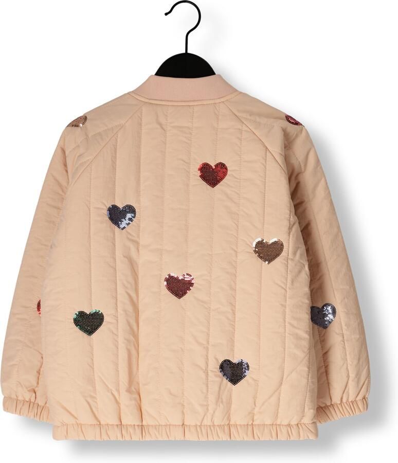 KONGES SLOJD Meisjes Jassen Juno Sequin Bomber Jacket Lichtroze
