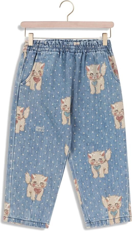 KONGES SLOJD Meisjes Jeans Magot Frill Pants Blauw