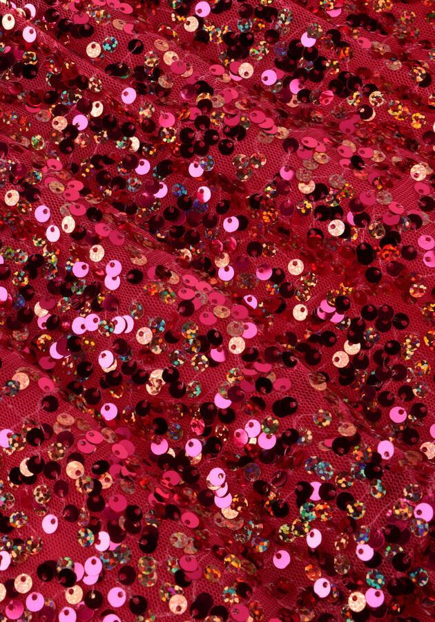 KONGES SLOJD Meisjes Jurken Lila Sequins Bow Dress Roze