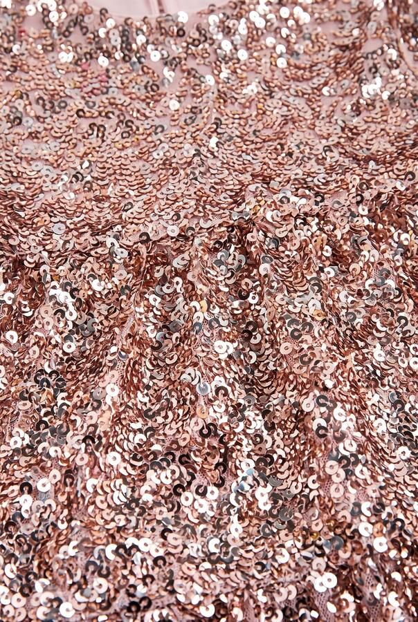 KONGES SLOJD Meisjes Jurken Lila Sequins Dress Roze - Foto 3